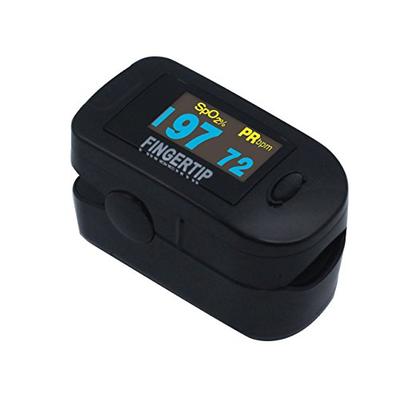 Deluxe Concord Dual Color OLED Display Fingertip Pulse Oximeter - BlackOx Deluxe