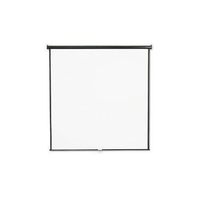 Acco Wall or Ceiling Projection Screen, 84 x 84, White Matte, Black Matte Casing