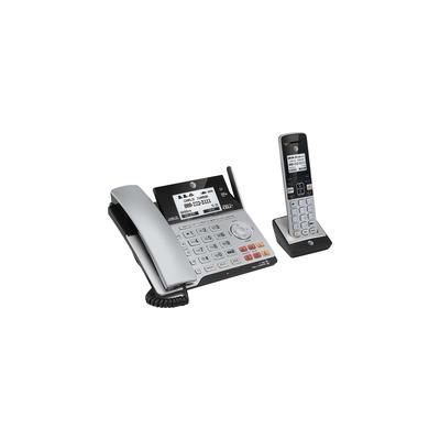 AT TL86103 DECT 6.0 Expandable Corded Phone with Digital Answering System - Silver/Black