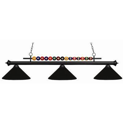 Z-Lite 170MB-MMB Shark 3 Light Billiard Pendant" LLH1776