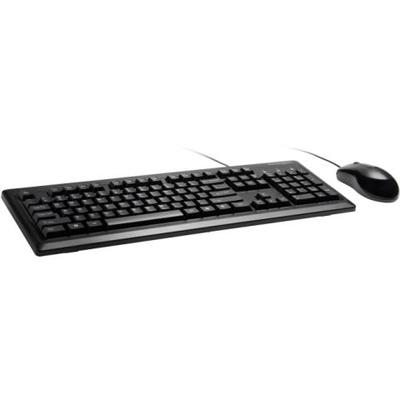 Kensington Keyboard & Mouse (USB, PS/2 Cable Keyboard - 104 Key - English US - Black - USB, PS/2 Cab