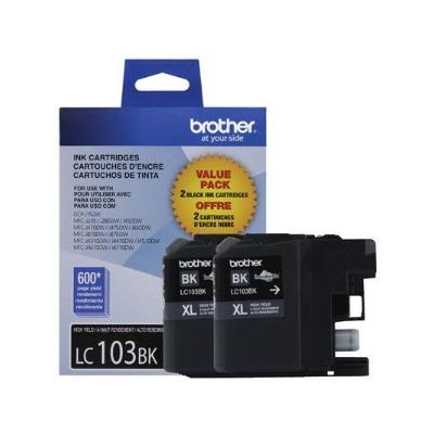 LC1032PKS Black High-Yield Ink Cartridges Dual-Pack