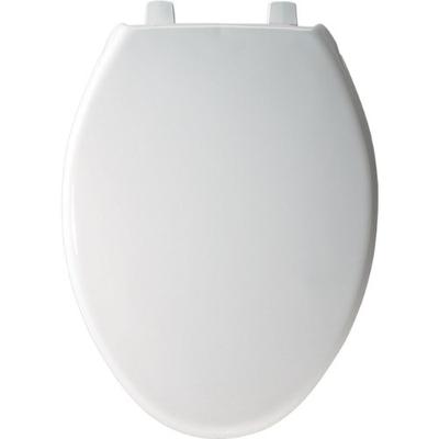 Bemis 1900000 1900 000 Commercial Plastic Elongated Toilet Seat White