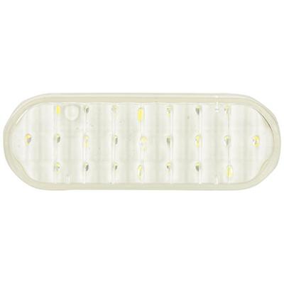 Grote 62601 SuperNova Oval Dual-System LED Backup Light (Horizontal Grommet Mount, Male Pin)