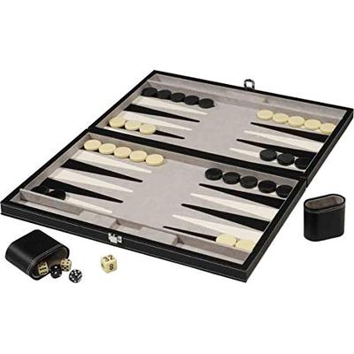 Mainstreet Classics 18-Inch Backgammon Board Game Set