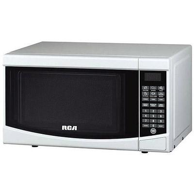 RCA RMW733 White Countertop Microwave (0.7 Cu Ft, 700 Watts)