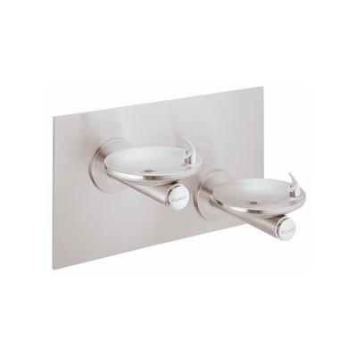 Elkay ADA Wall Mount Bi-Level Swirlflo Fountain With Access Panel (EDFPBM117C) - Stainless Steel