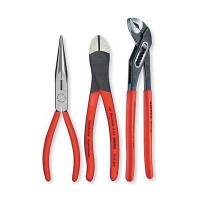 Plier Sets: KNIPEX Plier. 3-Piece Forged Steel Universal Pliers Set with Alligator Pliers Set 00 20