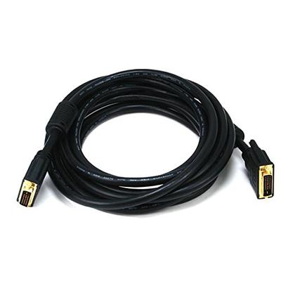 Monoprice 102760 15-Feet 28AWG CL2 Dual Link DVI-D Cable - Black