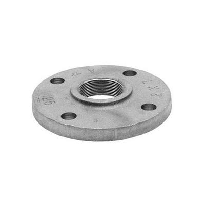 7-1/2 x 7 in. 125# Threaded Black Cast Iron Flange