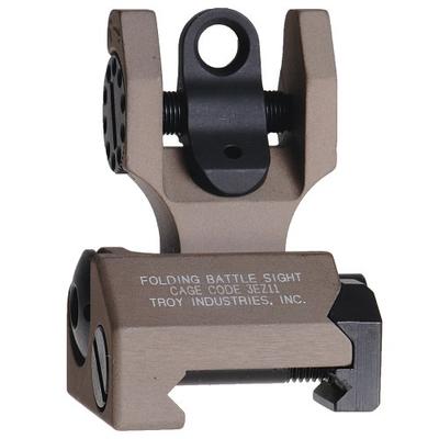 Troy Industries SSIG-FBS-R0FT-00 Folding Battle Sight Rear (Flat Dark Earth)