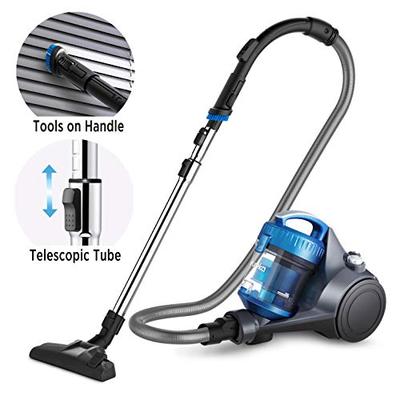 Eureka NEN110A Whirlwind Bagless Canister Vacuum Cleaner, Lightweight Corded Vacuum for Carpets and