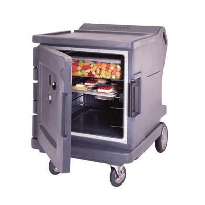 Cambro Camtherm 120V Hot Cart with Fahrenheit Thermostat Granite Gray, 30-1/2x42x42-3/8