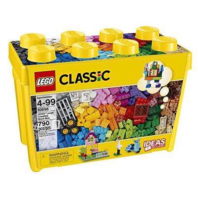 LEGO &#174; CLASSIC&#174; Large Creative Bricks Kids 790 Piece Building Box Set 10698