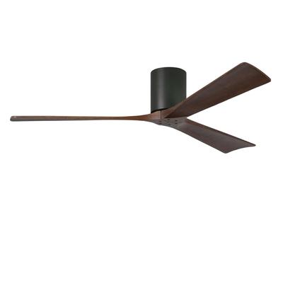 Matthews Fan Company Irene 60 Inch Flush Mount Fan - IR3H-BK-WA-60