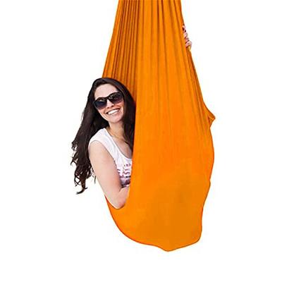 Indoor Therapy Swing for Kids Child and Teens Adjustable Aerial Flying Yoga Hammock Has A Calming Effect On Children Needs